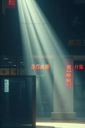 青春剧《纸上青空》封面图，课桌上摊开的速写本与蓝色天空